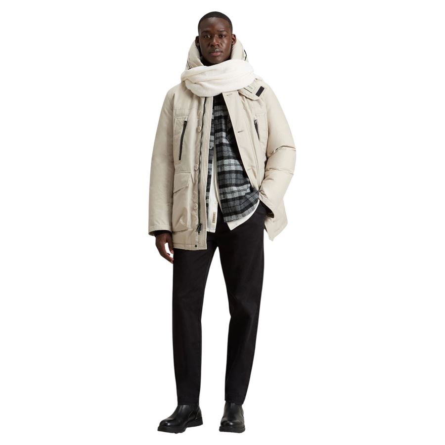 Arctic Parka Evolution in Ramar Cloth giubbetto da uomo Woolrich | CFWOOU0866DOV